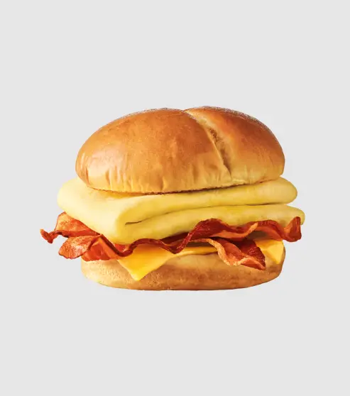 Bacon, Egg and Cheese Brioche Breakfast Sandwich